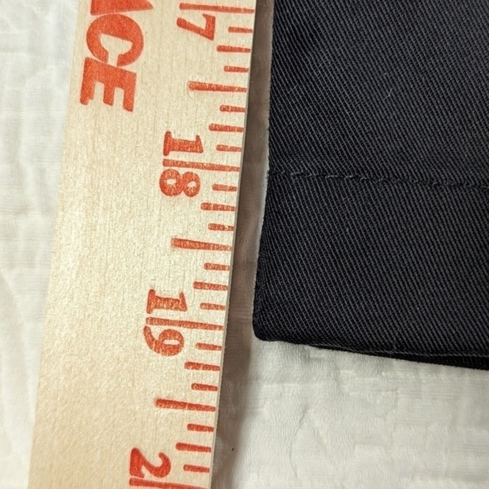 Lands' End Black Uniform Skort Side Zip Girls Size 14+ Top Of‎ Knee NWT - Picture 7 of 13